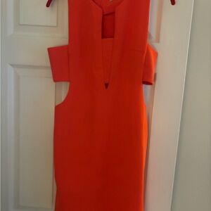 Elegant Orange Sleeveless Dress- NEVER WORN